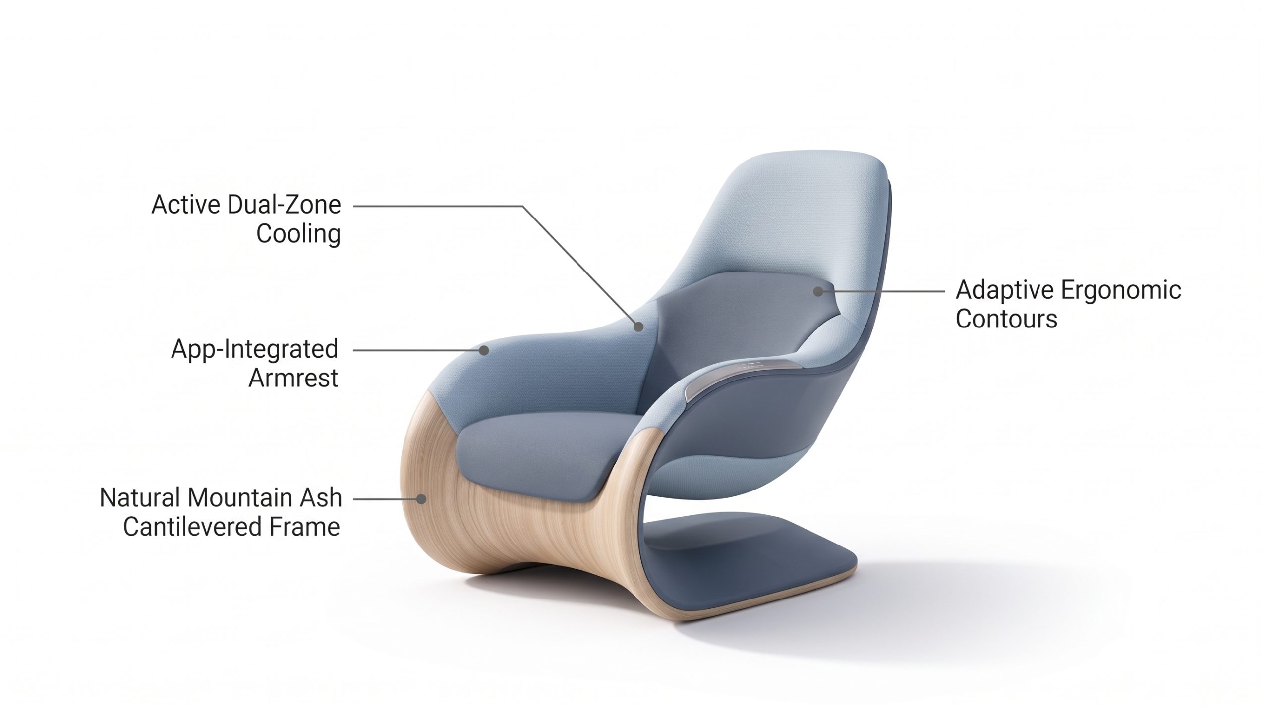 Schematics of Arca Chair